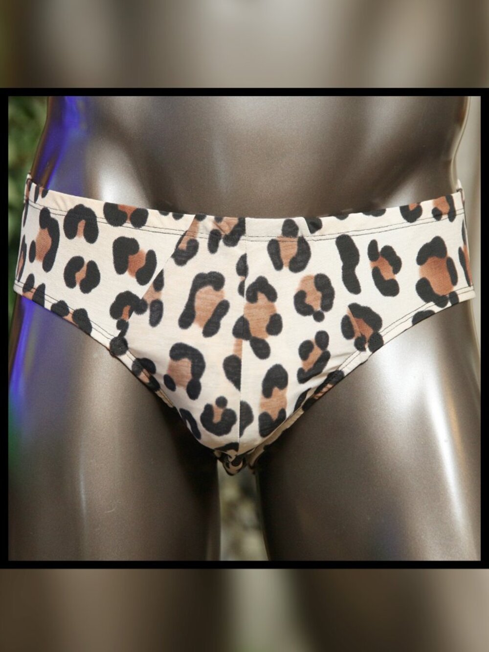 Mens Leopared Brief Handmade